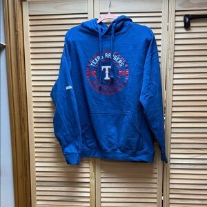 Stitches Blue Texas Rangers Sweater